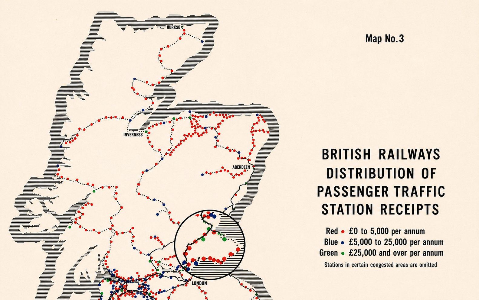 Beeching Report Map 3
